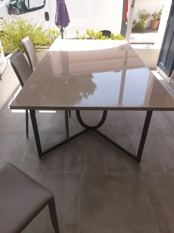 Rénovation de table en marbre à Hyères